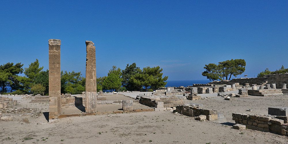 Apollon Tempel Ancient Kameiros Rhodos