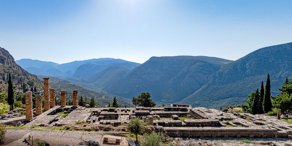 Appolon Tempel in Delphi